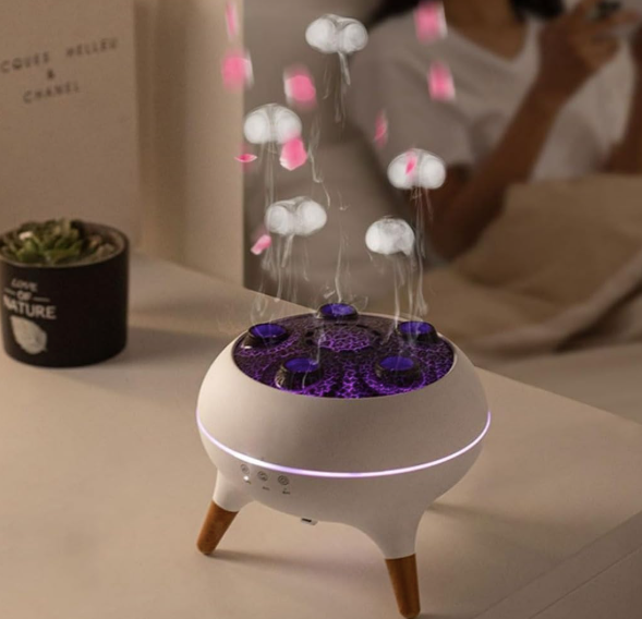 Diffuseur d’huiles essentielles Méduse Dynamique – Humidificateur Flamme 350 ml