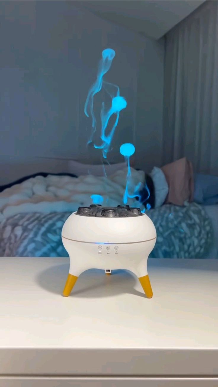 Diffuseur d’huiles essentielles Méduse Dynamique – Humidificateur Flamme 350 ml