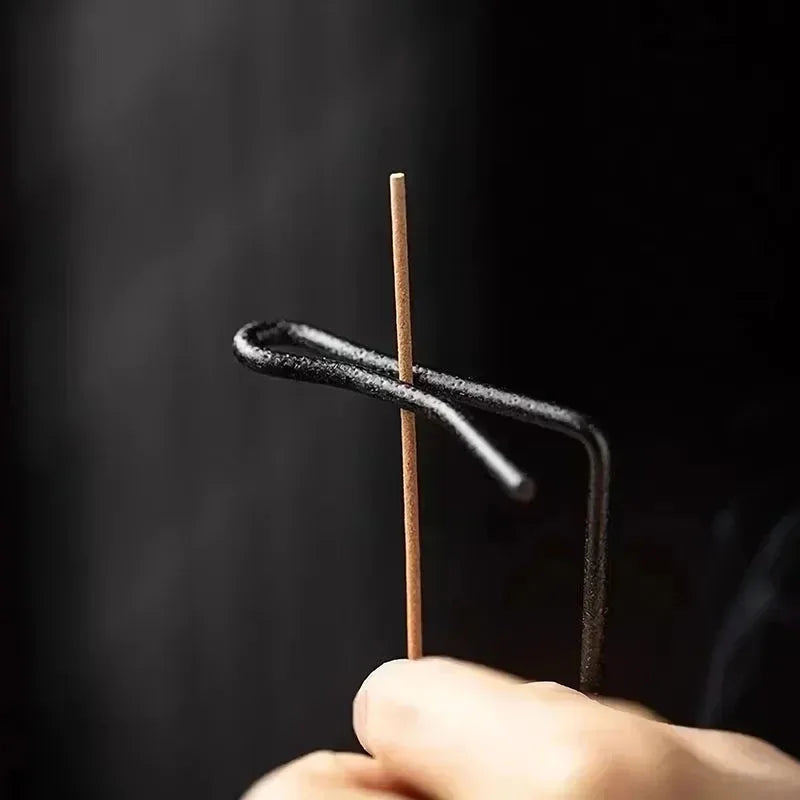 Brûleur d’encens créatif en bois avec plateau