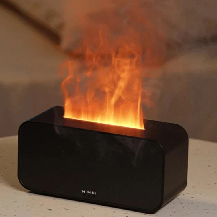 Diffuseur Flammes LED – Mini Humidificateur & Aromathérapie
