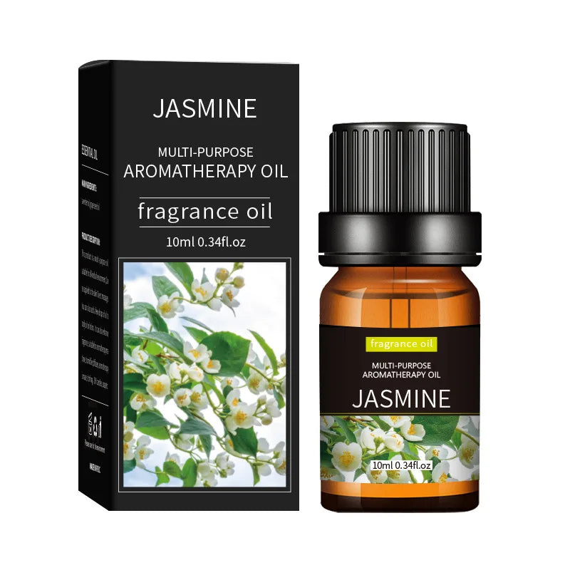Huile essentielle 10ml - Lavande, Jasmin, Eucalyptus, Vanille, Bergamote, Citronnelle...
