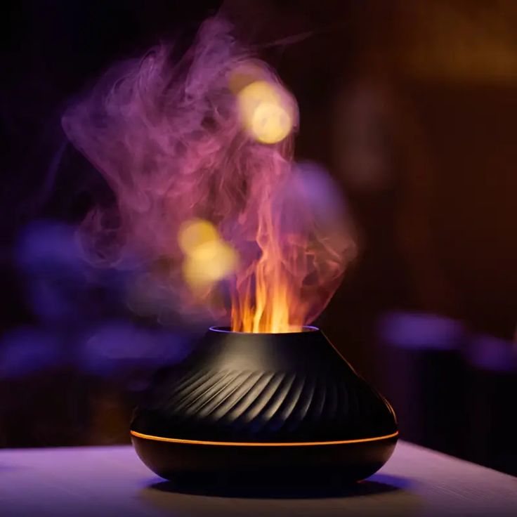 Diffuseur d'Arômes Effet Flamme