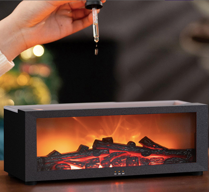 Diffuseur d'Arômes Effet Flamme Cheminée – Ambiance Cocooning & Bien-être