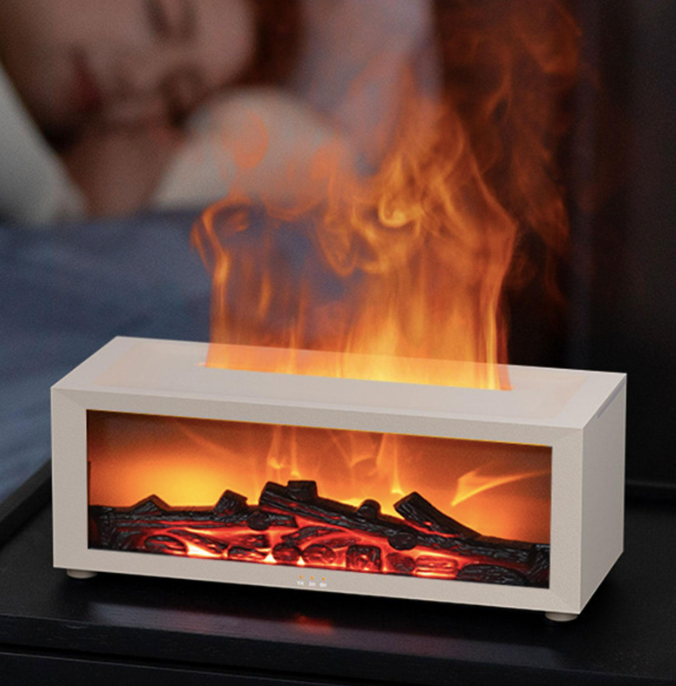 Diffuseur d'Arômes Effet Flamme Cheminée – Ambiance Cocooning & Bien-être