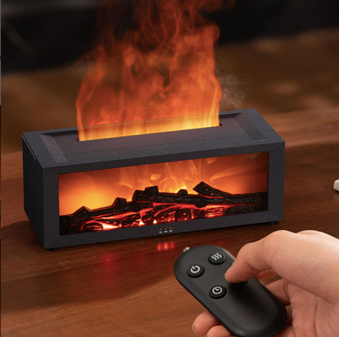 Diffuseur d'Arômes Effet Flamme Cheminée – Ambiance Cocooning & Bien-être