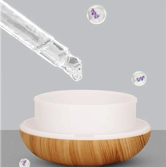 Diffuseur 200 ml en Bois – Humidificateur & Aromathérapie LED USB