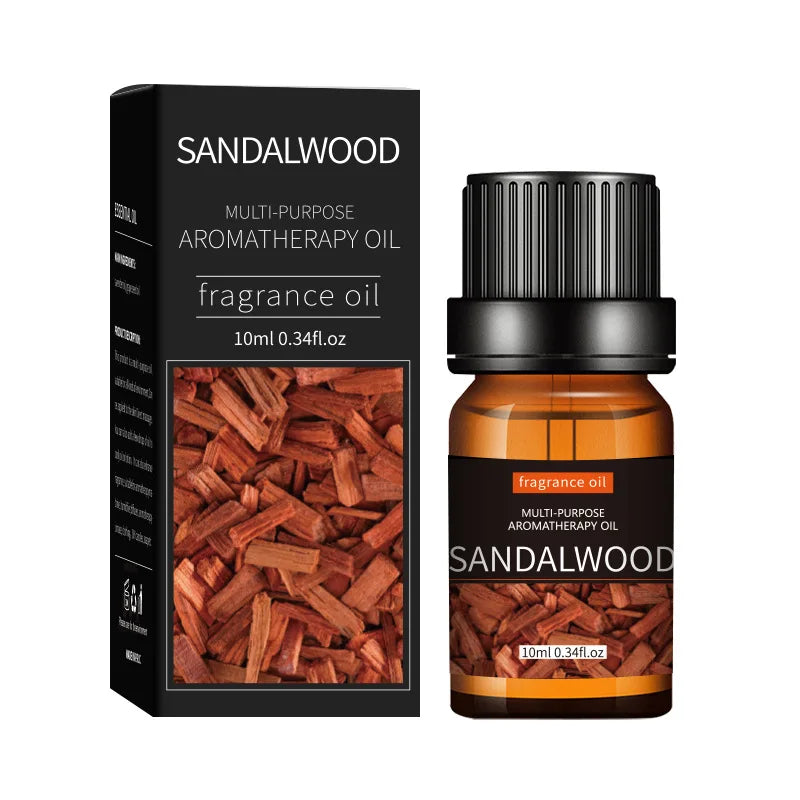 Huile essentielle 10ml - Lavande, Jasmin, Eucalyptus, Vanille,  Bergamote, Citronnelle...