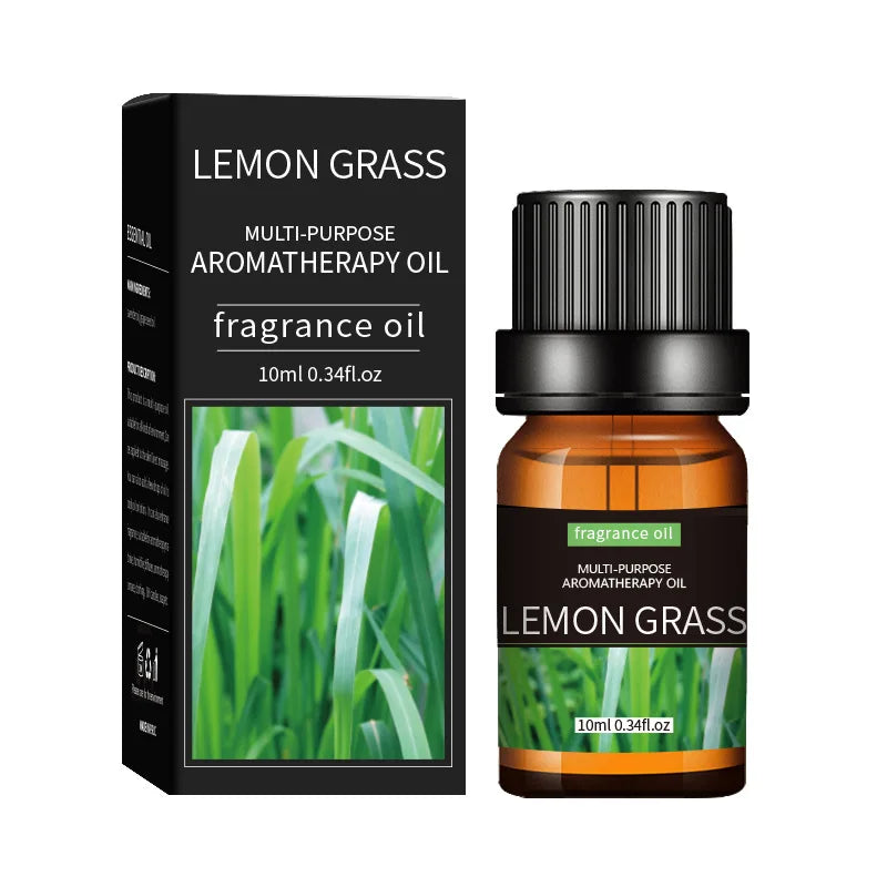Huile essentielle 10ml - Lavande, Jasmin, Eucalyptus, Vanille,  Bergamote, Citronnelle...