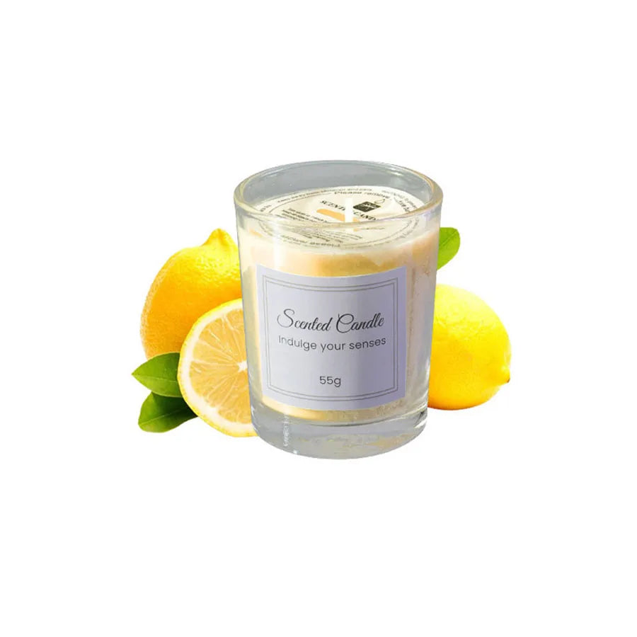 Bougie Premium en Cire de Soja – Coffret Cadeau Aromathérapie