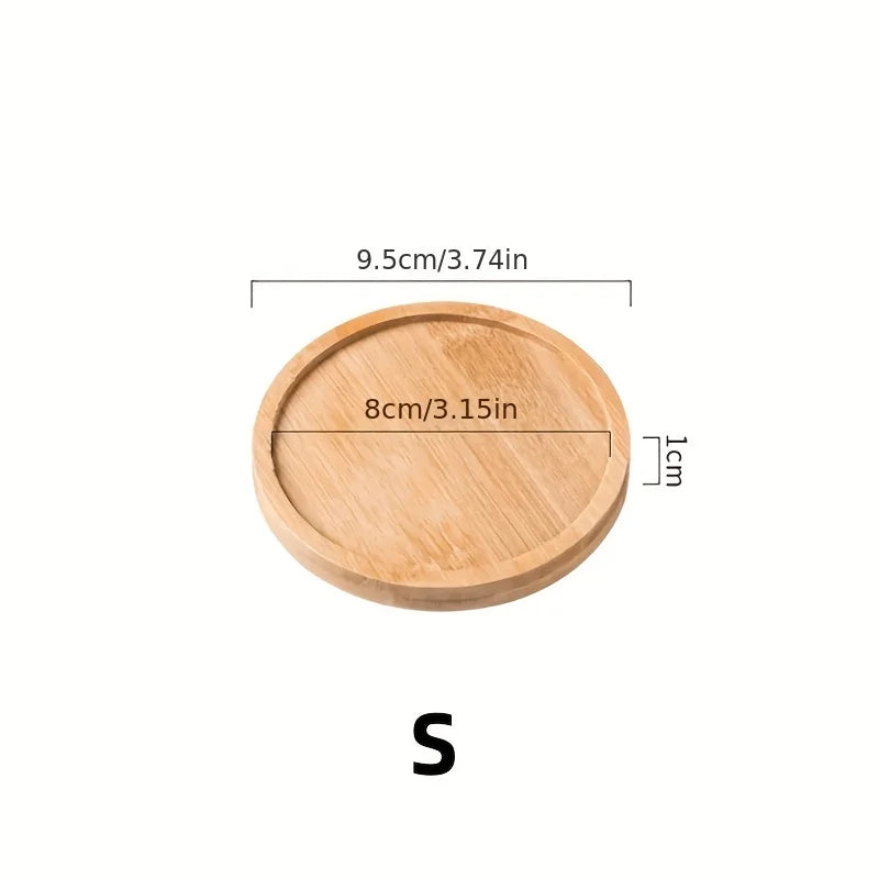 Plateau en bambou étanche pour diffuseur et huiles essentielles