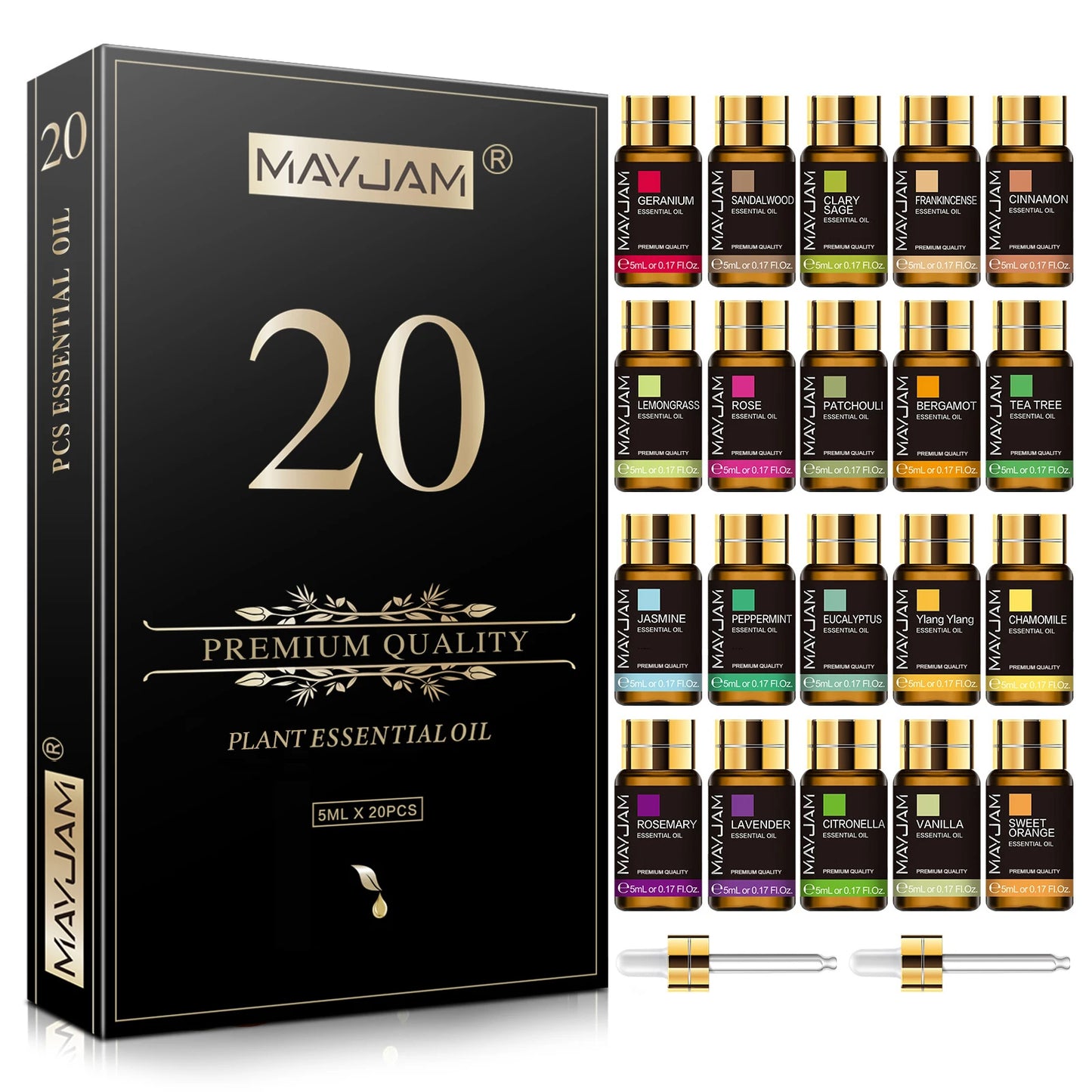Coffret MAYJAM 20 huiles essentielles 5ml