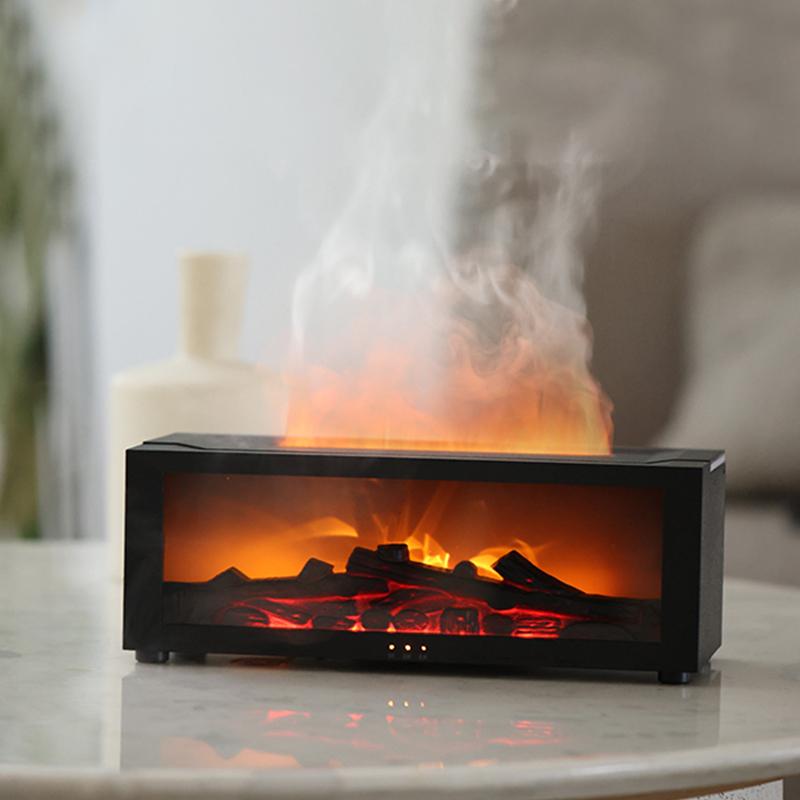 Diffuseur d'Arômes Effet Flamme Cheminée – Ambiance Cocooning & Bien-être