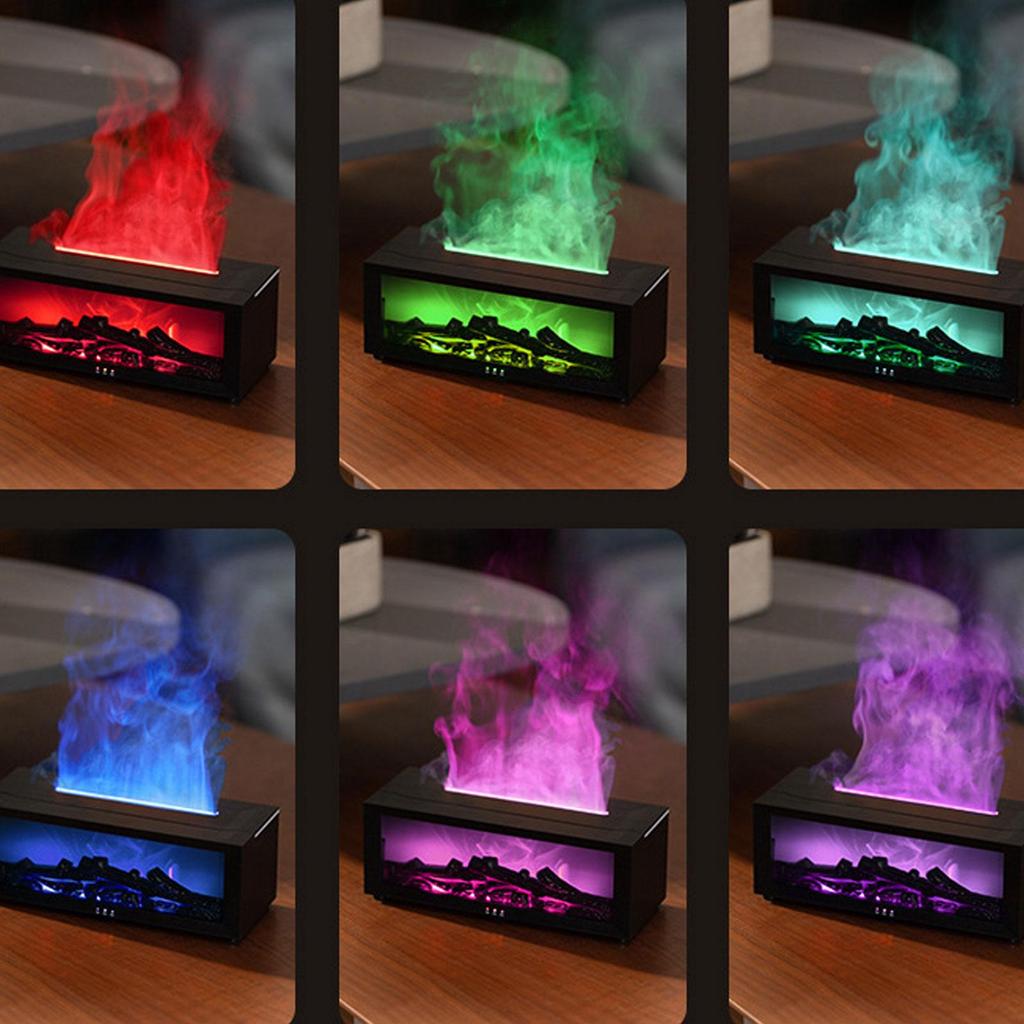 Diffuseur d'Arômes Effet Flamme Cheminée – Ambiance Cocooning & Bien-être