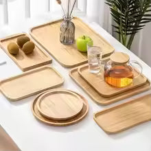 Plateau en bambou étanche pour diffuseur et huiles essentielles